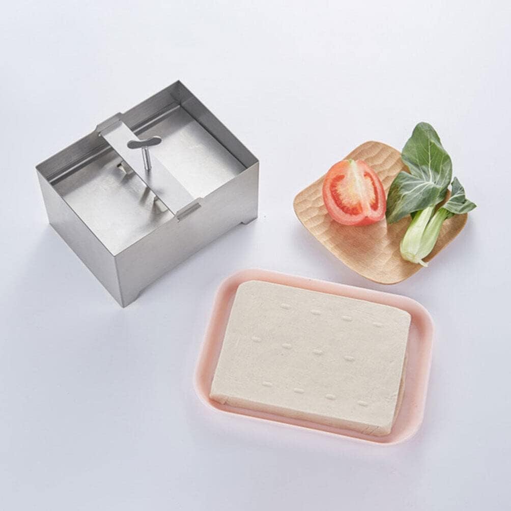 Khuôn Làm Đậu Phụ, Làm Đậu Hũ Inox 304 Khuôn chữ nhật Lớn Chức Năng Ép (1000 gr Đậu) Tofu Mold Soybean PVN4704