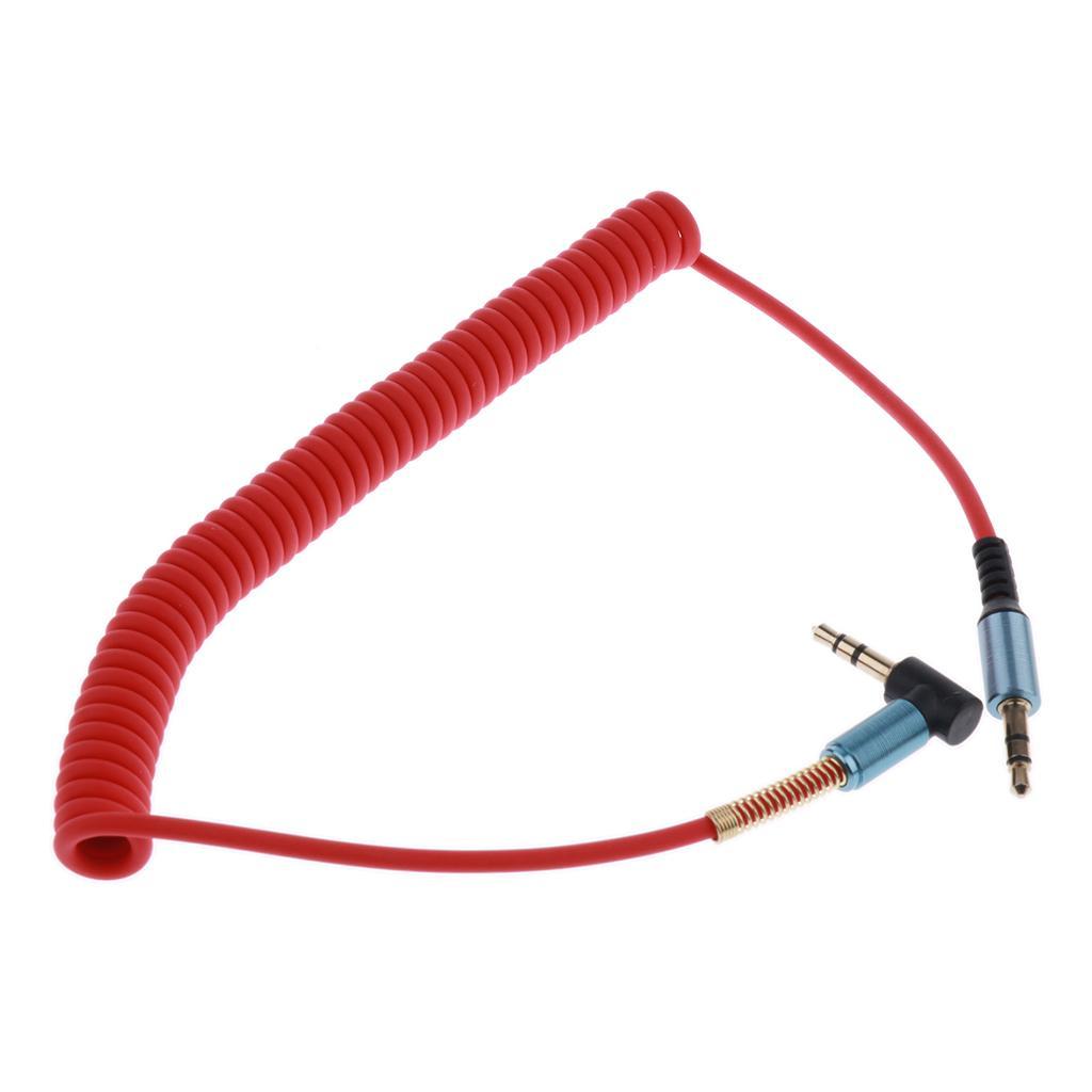 2Pack 3.5mm Gold Plated Aux Stereo Male - Male Audio Headphone Cable