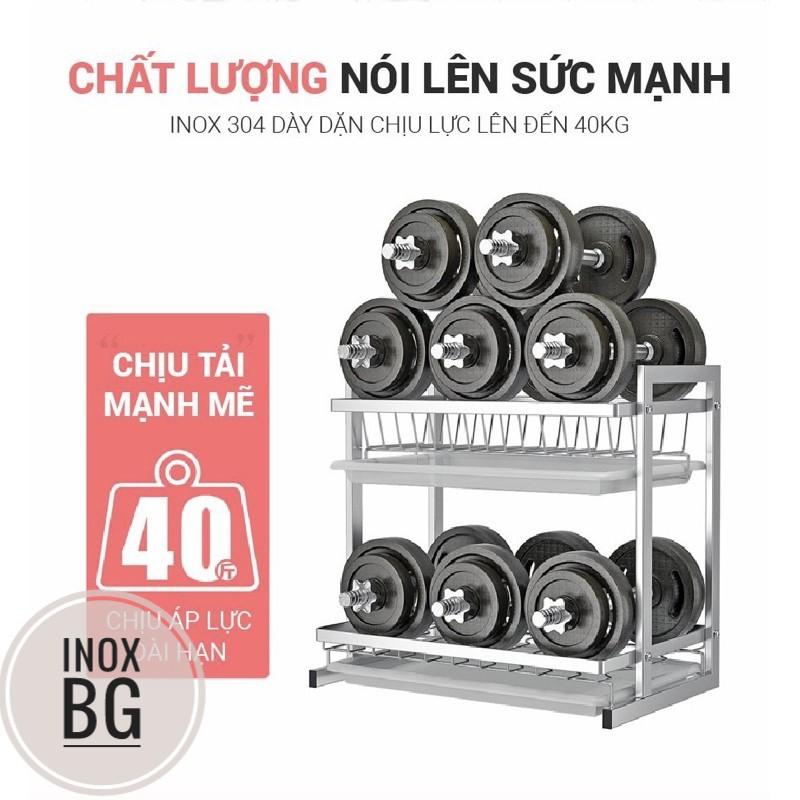 Kệ Để Chén Bát,Đũa Thìa ,Dao Thớt Đa Năng Inox 304