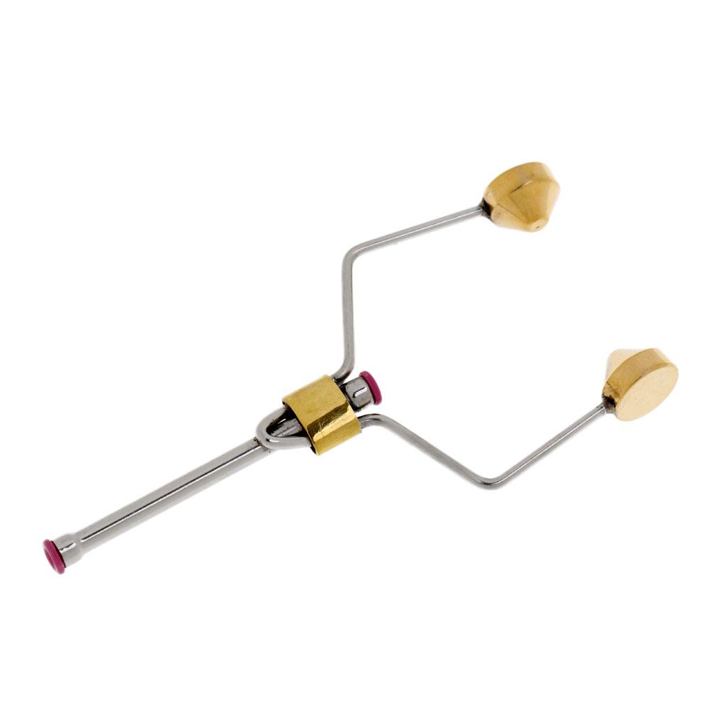 2xFly Tying Tools Ceramic Fly Tying Materials Bobbins Thread Holder Golden