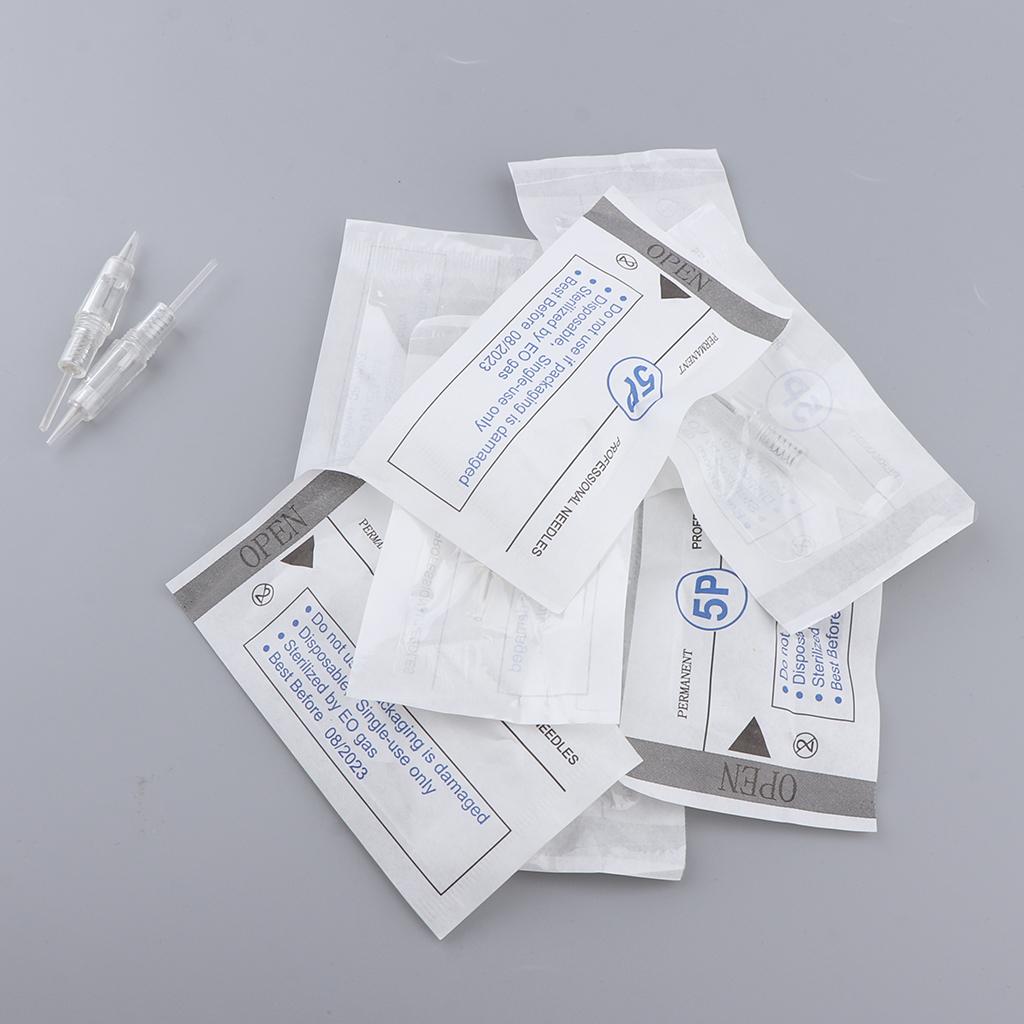 10Pcs Healthy & Safety Pre-sterilized Disposable Microblading Pen Permanent Makeup Needles