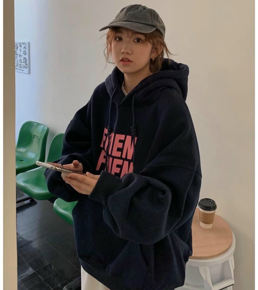 Áo nỉ lót bông in chữ friend chất dày dặn, Áo sweater nỉ FRIEND Quảng Châu , Áo Hoodie Hàn Quốc Form rộng, Áo Nỉ Hoddie Friend Hot Hit Style Hàn Quốc, Áo hoodie nỉ lót bông Friend đủ màu form nam nữ unisex