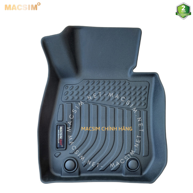 Thảm lót sàn xe ô tô Mazda CX3 Nhãn hiệu Macsim chất liệu nhựa TPE cao cấp màu đen