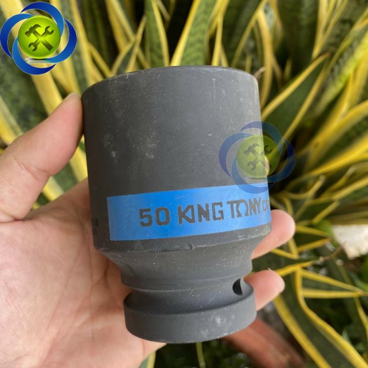 Tuýp 50mm 1 inch Kingtony 843550M loại dài 6 cạnh màu đen
