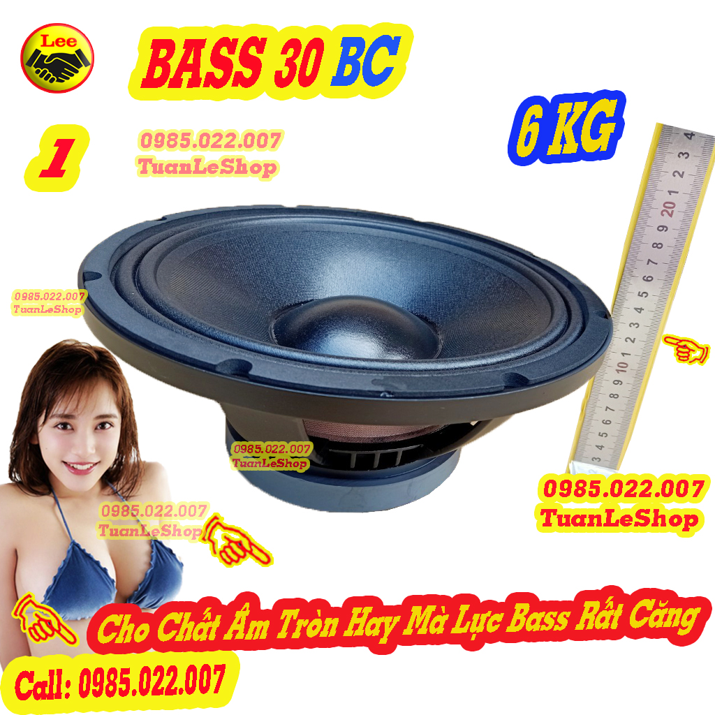 LOA BASS 30 B C COIL 75 TỪ 170 –  BASS 3 TẤC B C HÀNG CHẤT LƯỢNG – GIÁ 01 LOA BASS RỜI