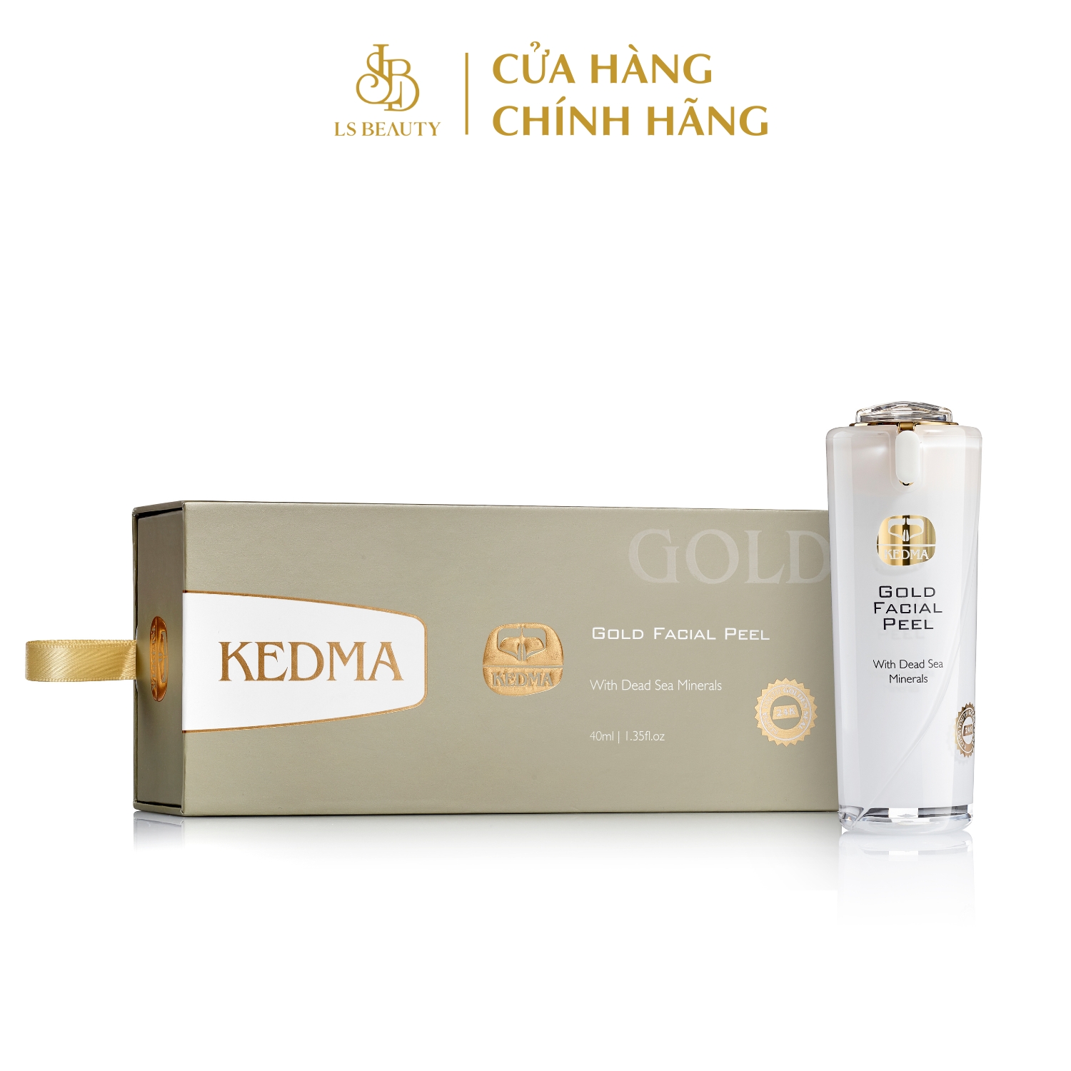 Gel Tẩy Da Chết Từ Tinh Chất Vàng 24k - Gold Facial Peel Kedma 40ml