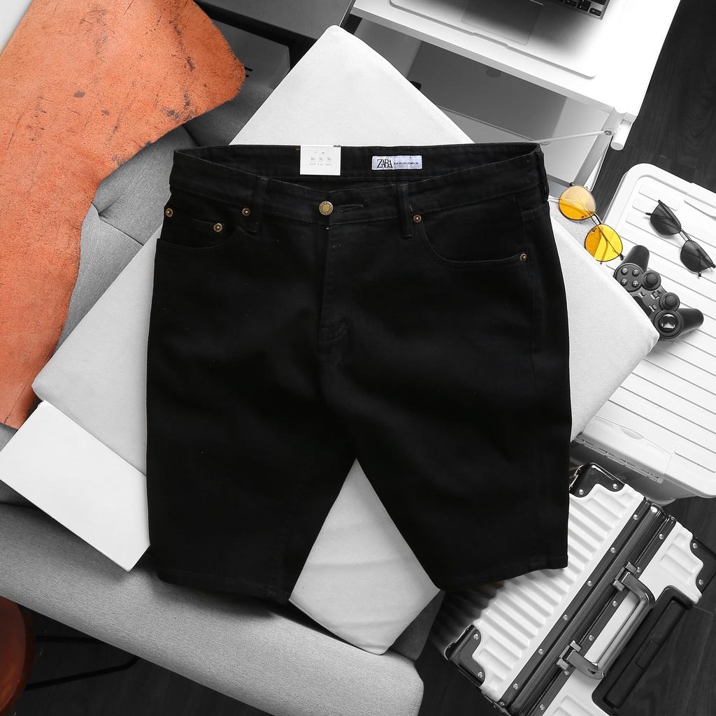 QUẦN SHORT JEAN NAM BIGSIZE - tông đen xám