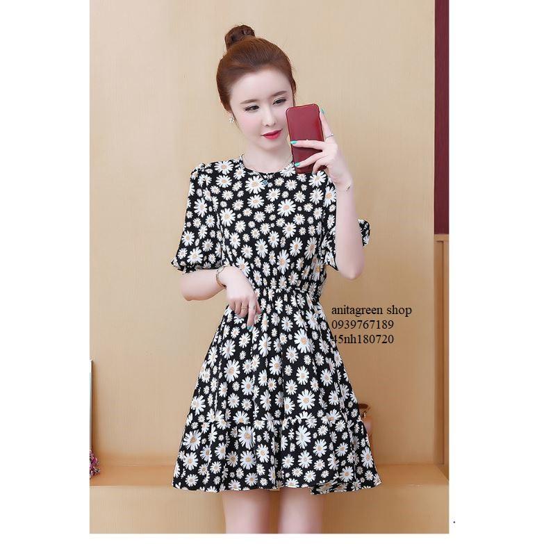 Nh180720-ĐẦM XÒE HOA CÚC TAY PHỒNG