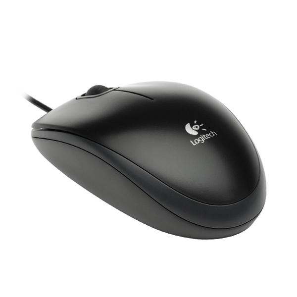 Chuột có dây Logitech B100- Hàng chính hãng