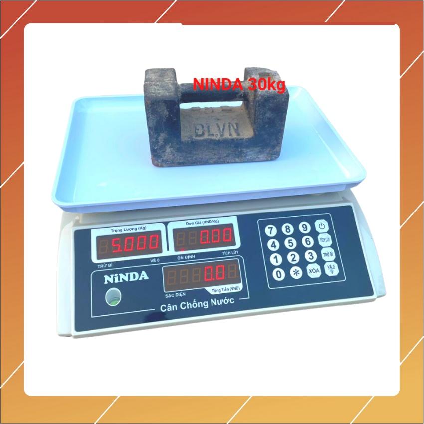 Cân điện tử chống nước Tiếng Việt NINDA 30kg