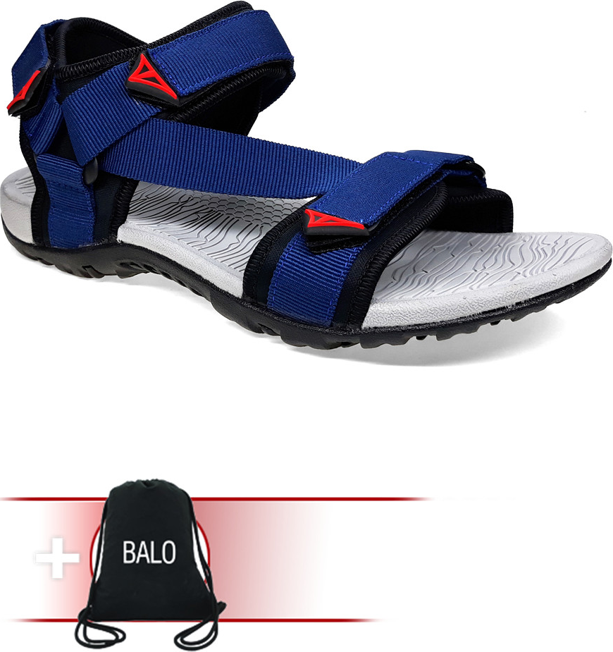 Giày Sandal Việt Thủy Quai Chéo VT2 - Xanh Dương - Tặng Kèm Balo Túi Rút Đặc Biệt