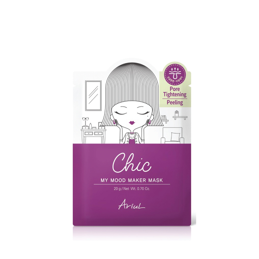 Mặt nạ Hỗ Trợ Se Khít Lỗ Chân Lông Ariul My Mood Maker Mask Chic 17g