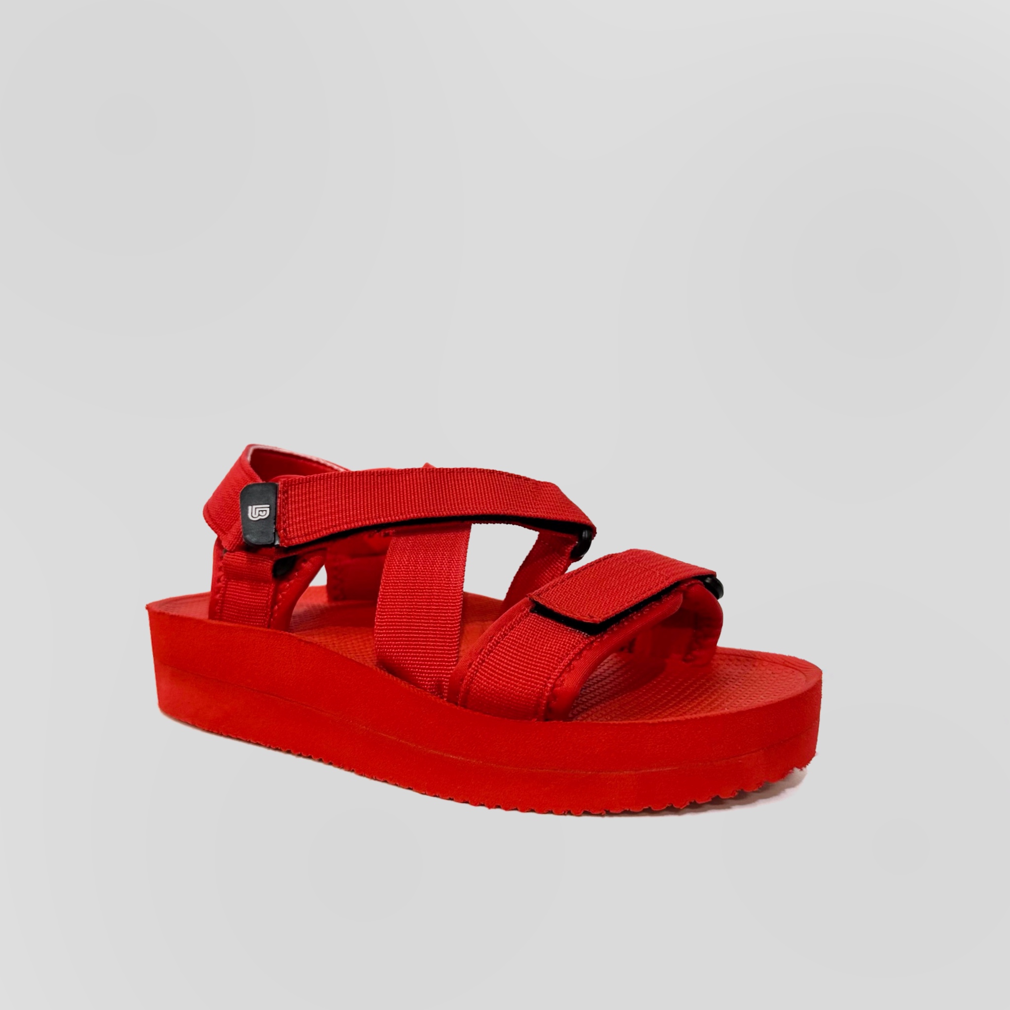 Giày Sandal Nữ The Bily 02W Quai Chéo Đôi - Màu Đỏ BL02WD