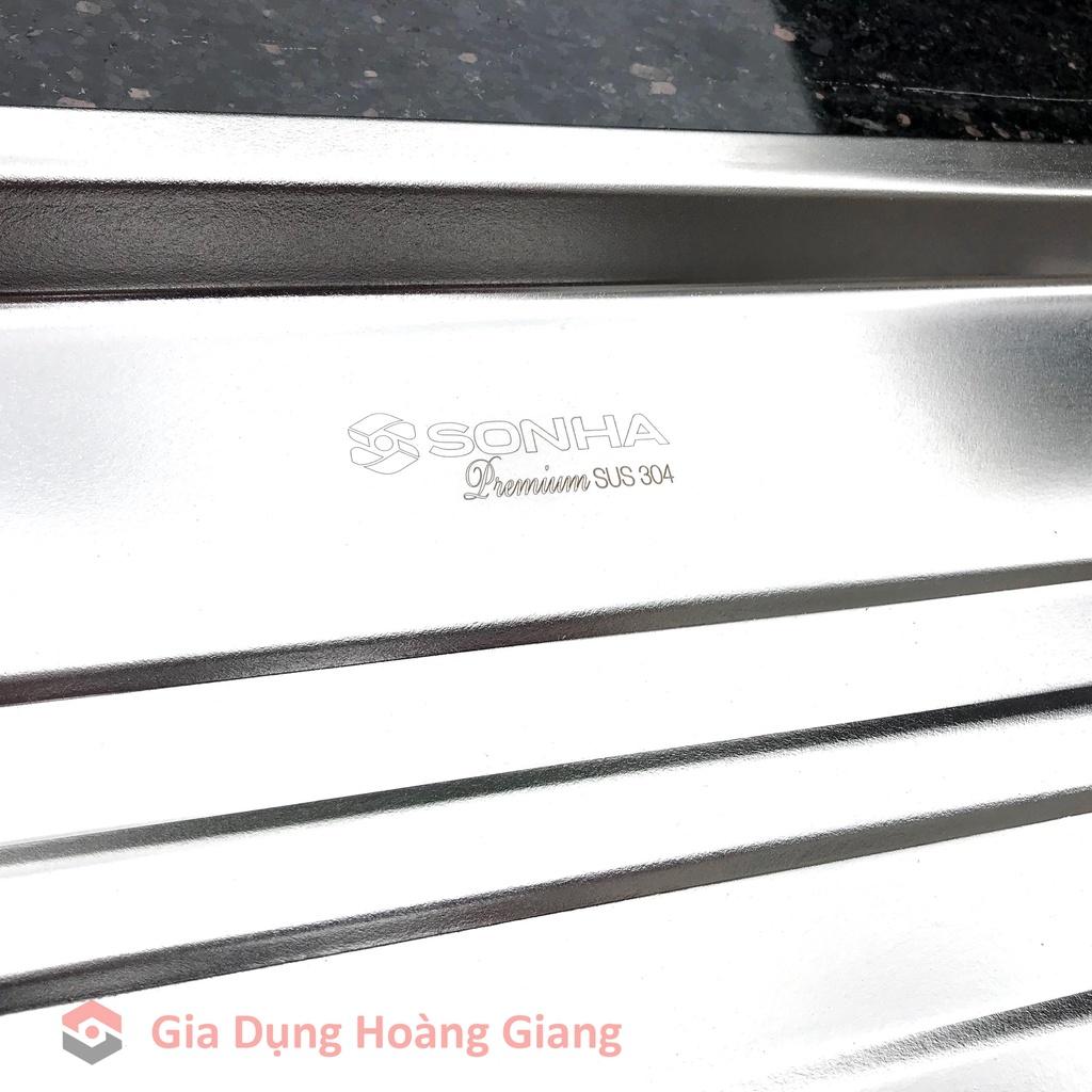 Chậu rửa bát 1 hố có bàn Sơn Hà S78 inox 304 chính hãng