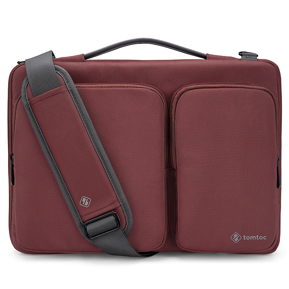 Túi đeo Tomtoc USA Versatile 360 Shoulder Bags cho Macbook Pro 15 - Màu đỏ, Hàng chính hãng