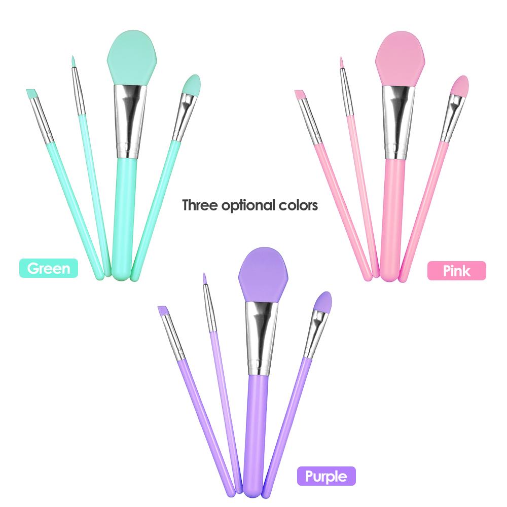 4 cọ trang điểm bằng silicone