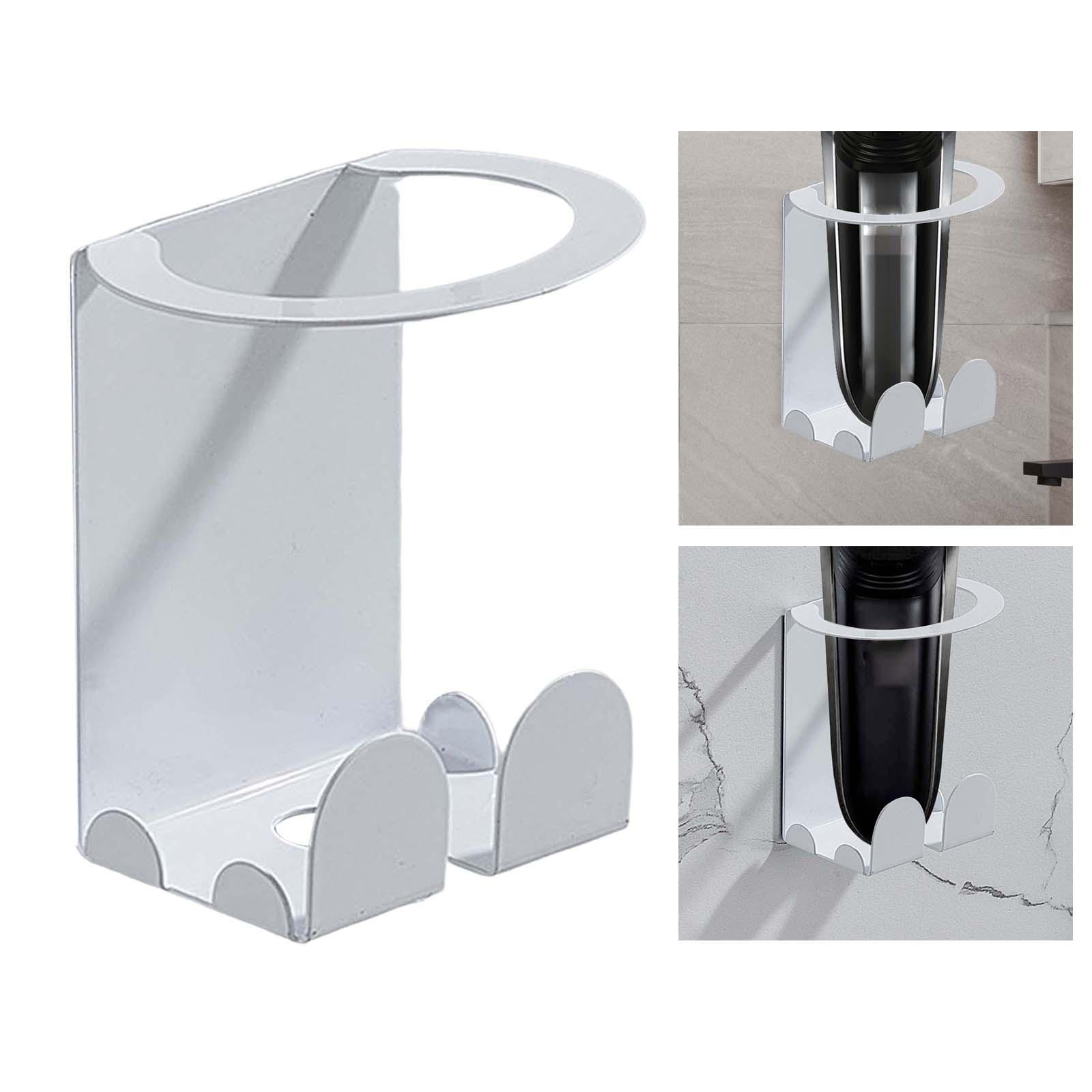 Holder Hook Bracket Hanging Hangers Brush Cups Bathroom Home Use , white,