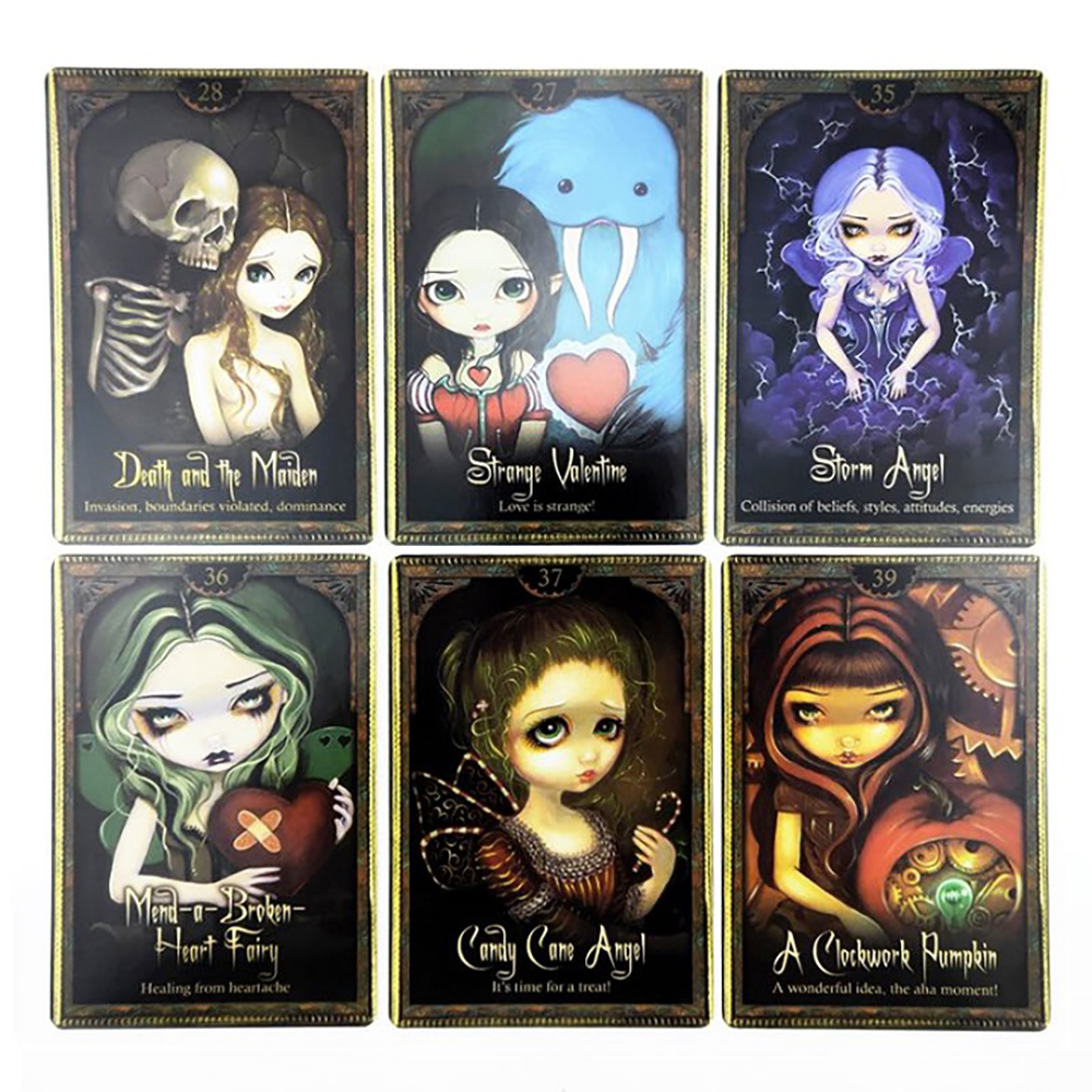 Bộ Bài Oracle Of Shadow And Light 45 Lá Bài Đá Thanh Tẩy