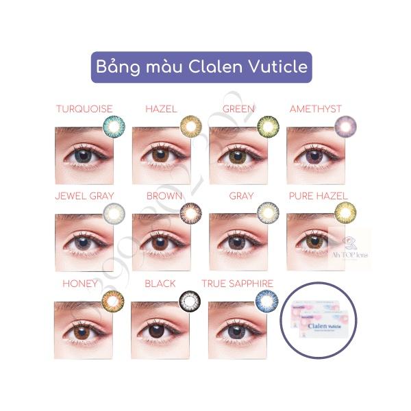 Lens màu xám Clalen Vuticle cho đôi mắt tự nhiên và rạng rỡ(có đến 10 độ)