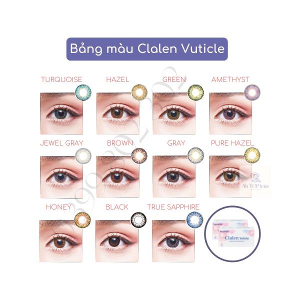 Lens màu nâu Clalen Vuticle cho đôi mắt tự nhiên và rạng rỡ