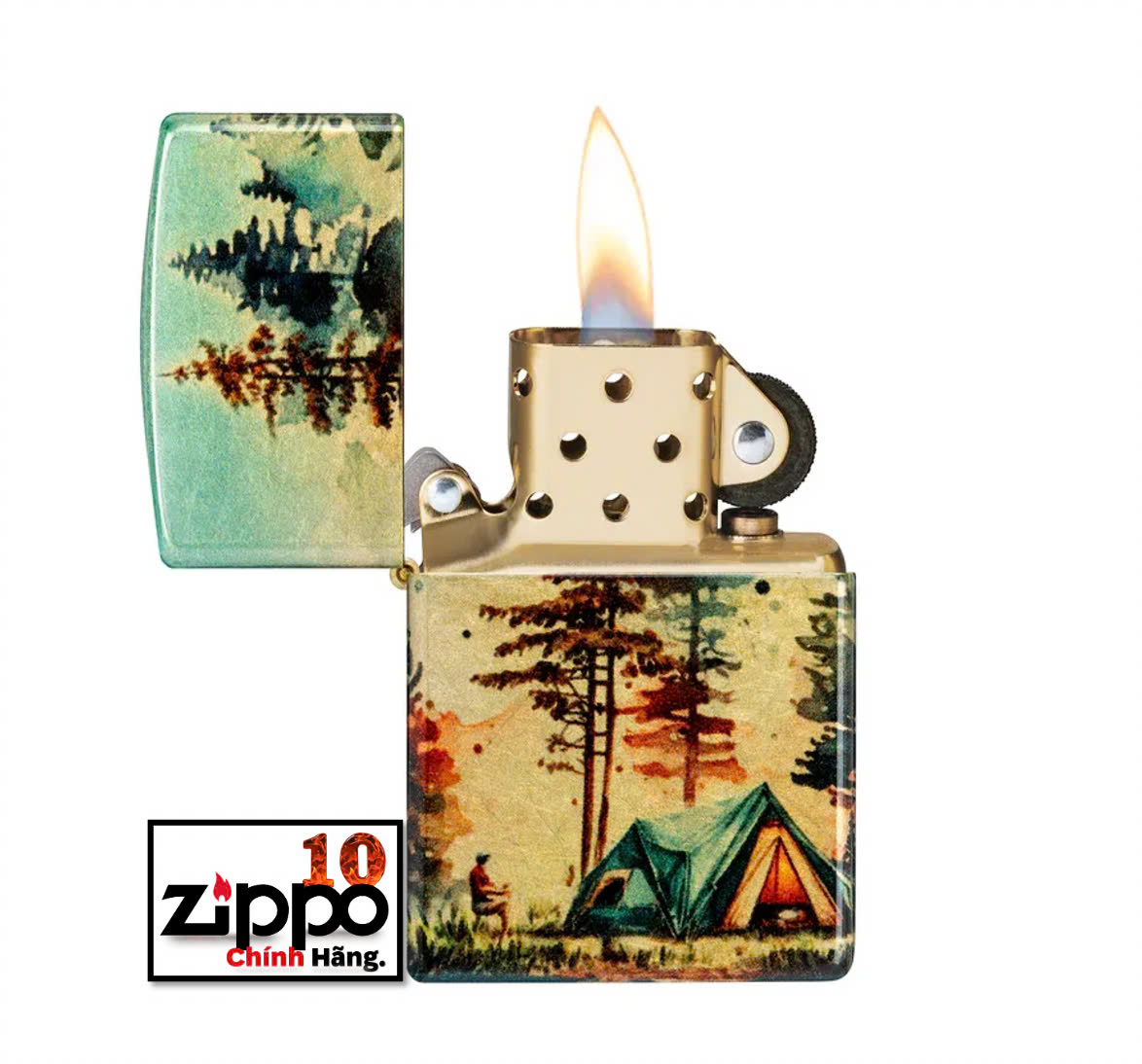 Bật lửa Zippo 46263 Off the Grid Design - Chính hãng 100%