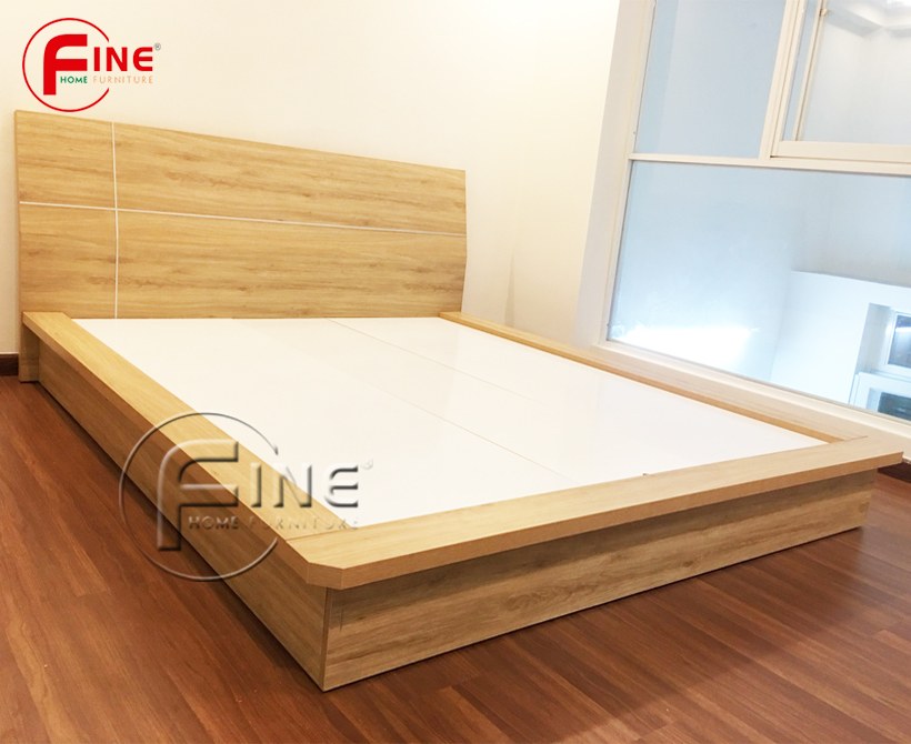 Giường Kiểu Nhật FINE FG055 (180cm x 200cm) Phong cách hiện đại sang trọng