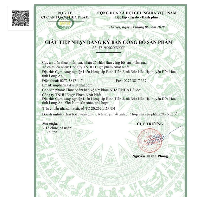 XƯƠNG KHỚP NHẤT NHẤT - Hộp 20 viên