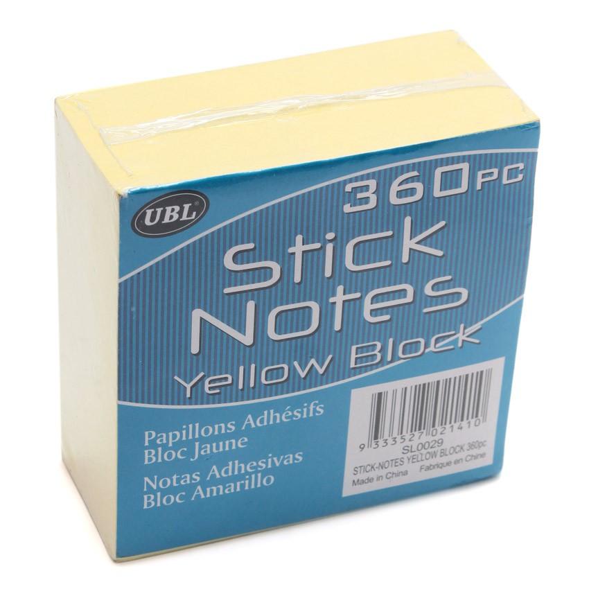 Giấy Note Vàng Xấp 360 Tờ Uncle Bills SL0029