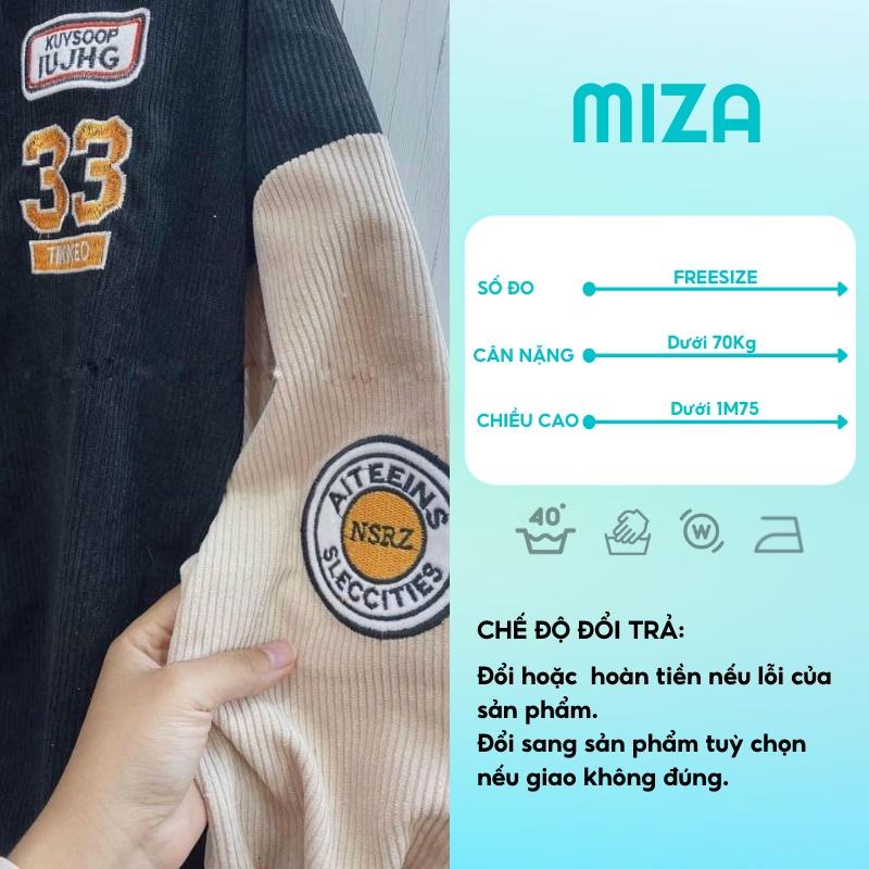 Áo khoác nhung nam nữ bomber unisex gió jacket cúc bấm form rộng local brand ulzzang phong cách hàn quốc đep Số 33