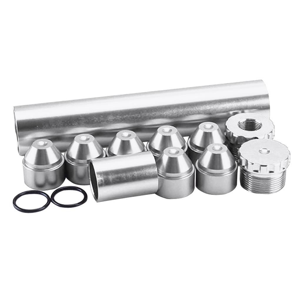 1 / 2-28 Fuel Filter Kit, Auto Aluminum Fuel Filter For 4003 WIX 24003, Silver