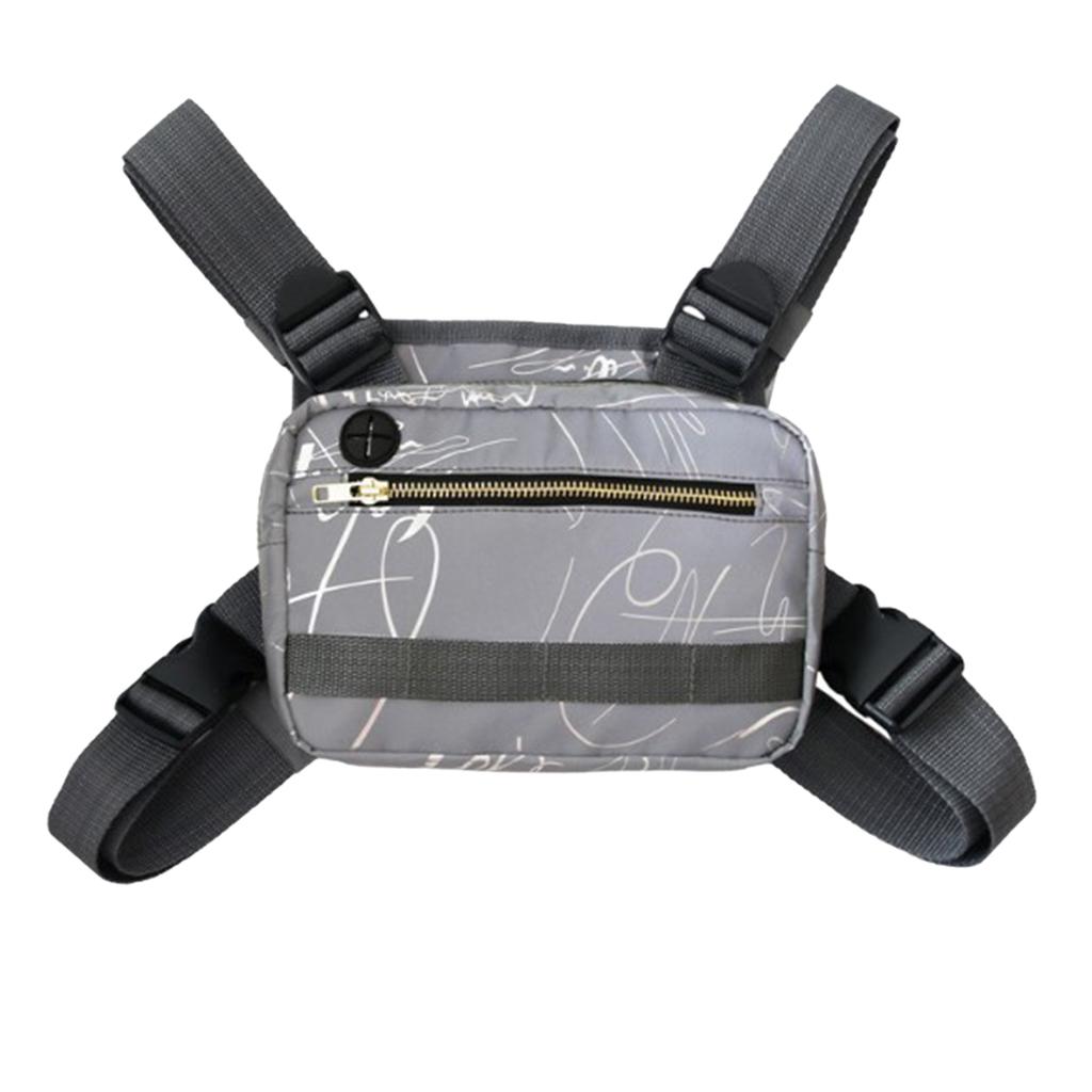 Multifunctional Chest Bag Vest Recon Bag Organizer for Camping Hunting Hiking
