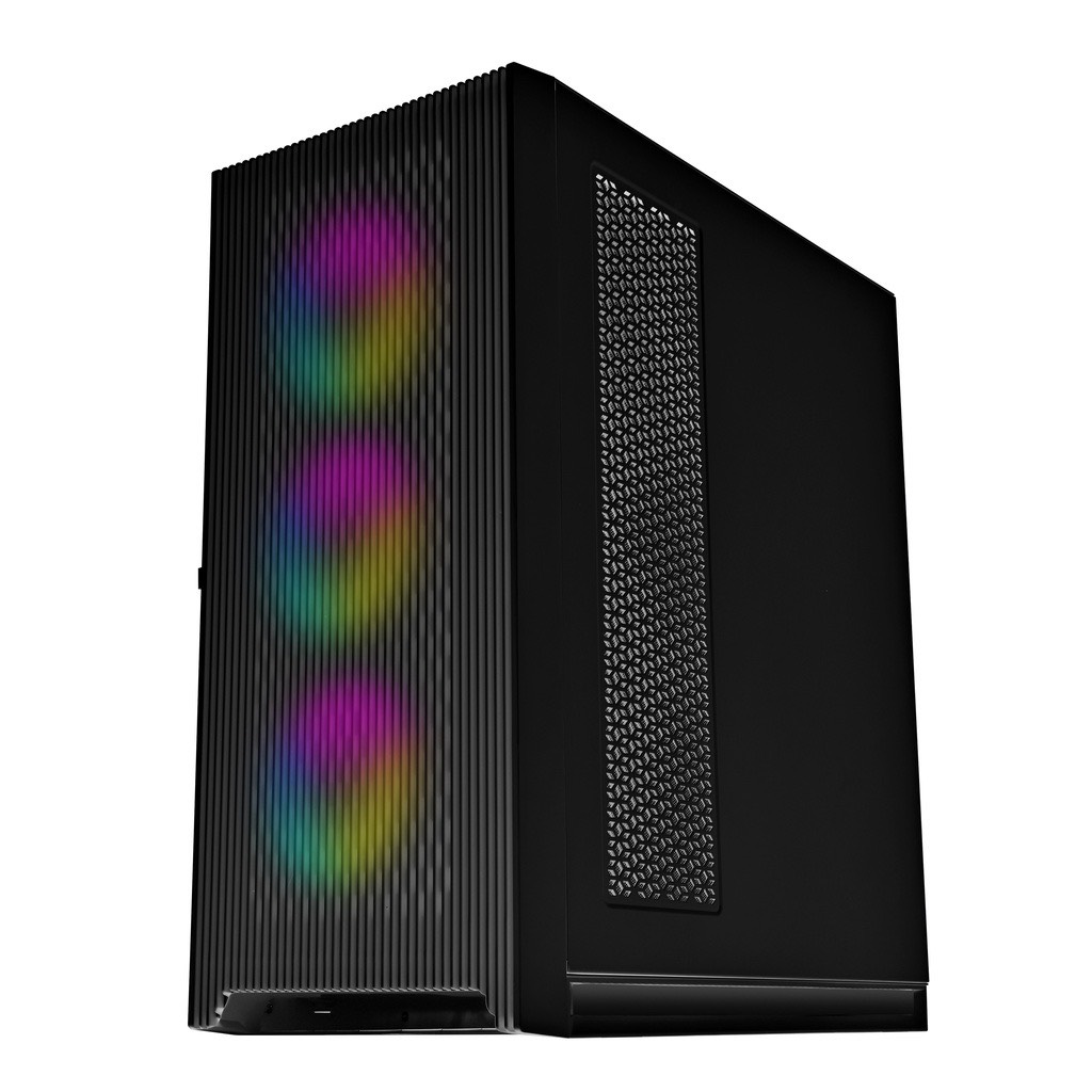 VỎ CASE MIK STORM 360 BLACK (NO FAN) - Hàng Chính Hãng