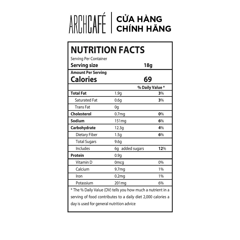 Cà Phê Sữa Đặc - Cafe hoà tan Archcafé