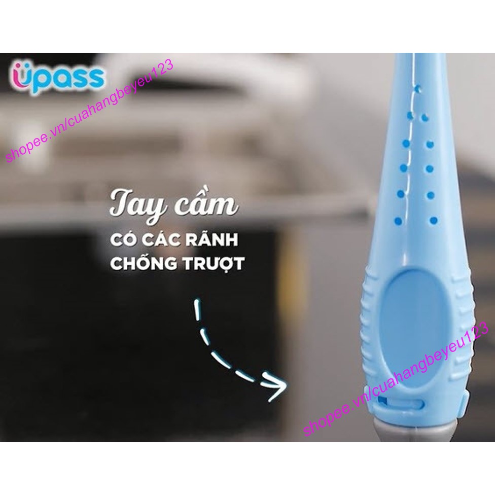 Cọ vệ sinh bình sữa và núm ti có đế dính chân không UPASS UP7004W