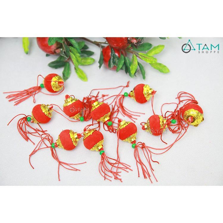 Set 10 dây lồng đèn đỏ treo cây mai đào Tết T-PKTMD-49