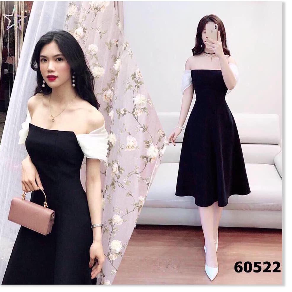 Đầm xòe tiểu thư phối voan cực đẹp