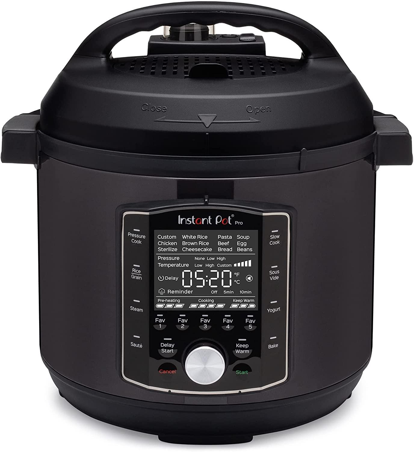 Nồi Áp Suất Đa Năng Instant Pot Pro 10in1 PRO, Dung Tích 5,7L, Công Suất 1.400W, 48 Chế Độ Nấu, Nhập Hàn