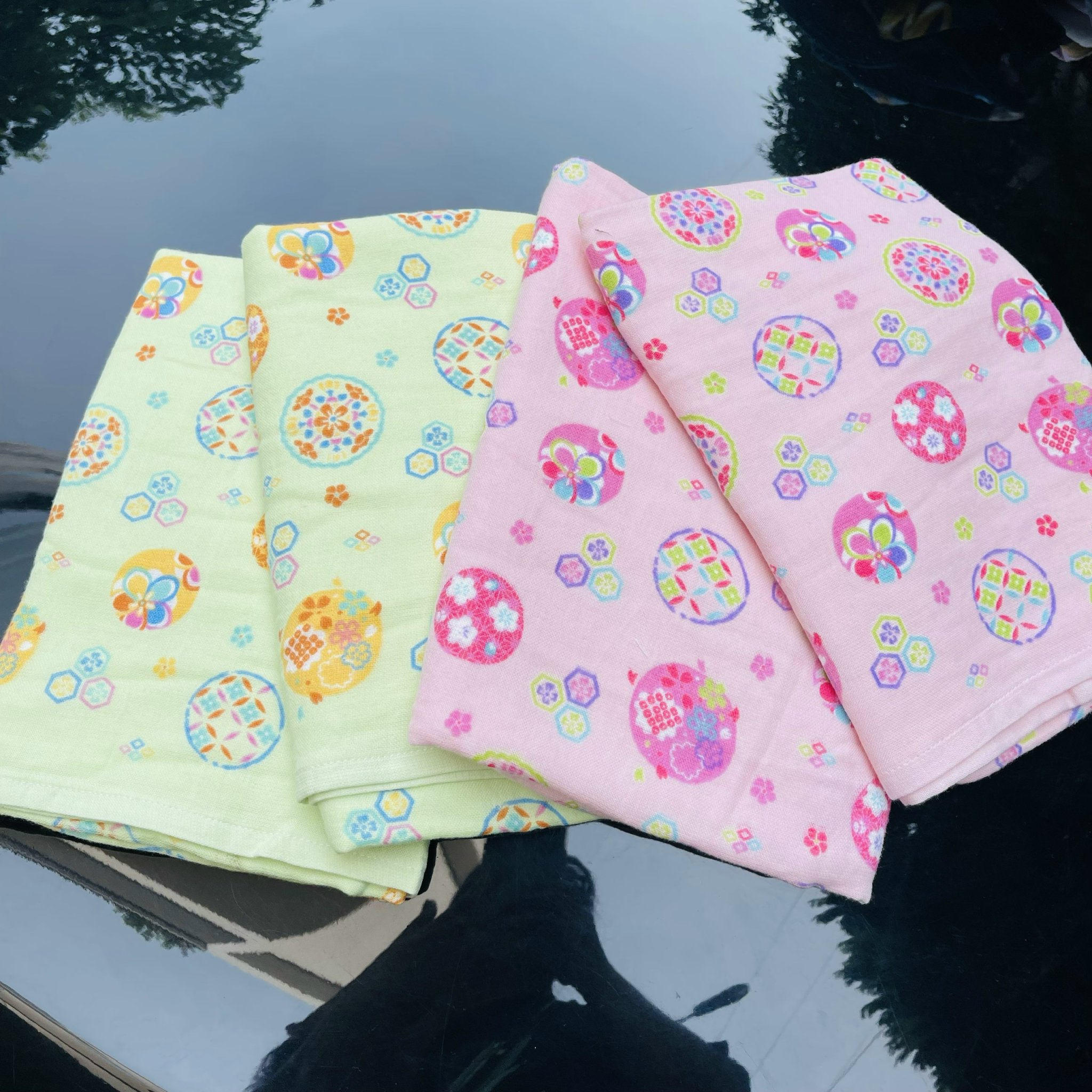 Khăn tắm trẻ em cỡ lớn MJ, chất liệu cotton cao cấp, Xuất Nhật