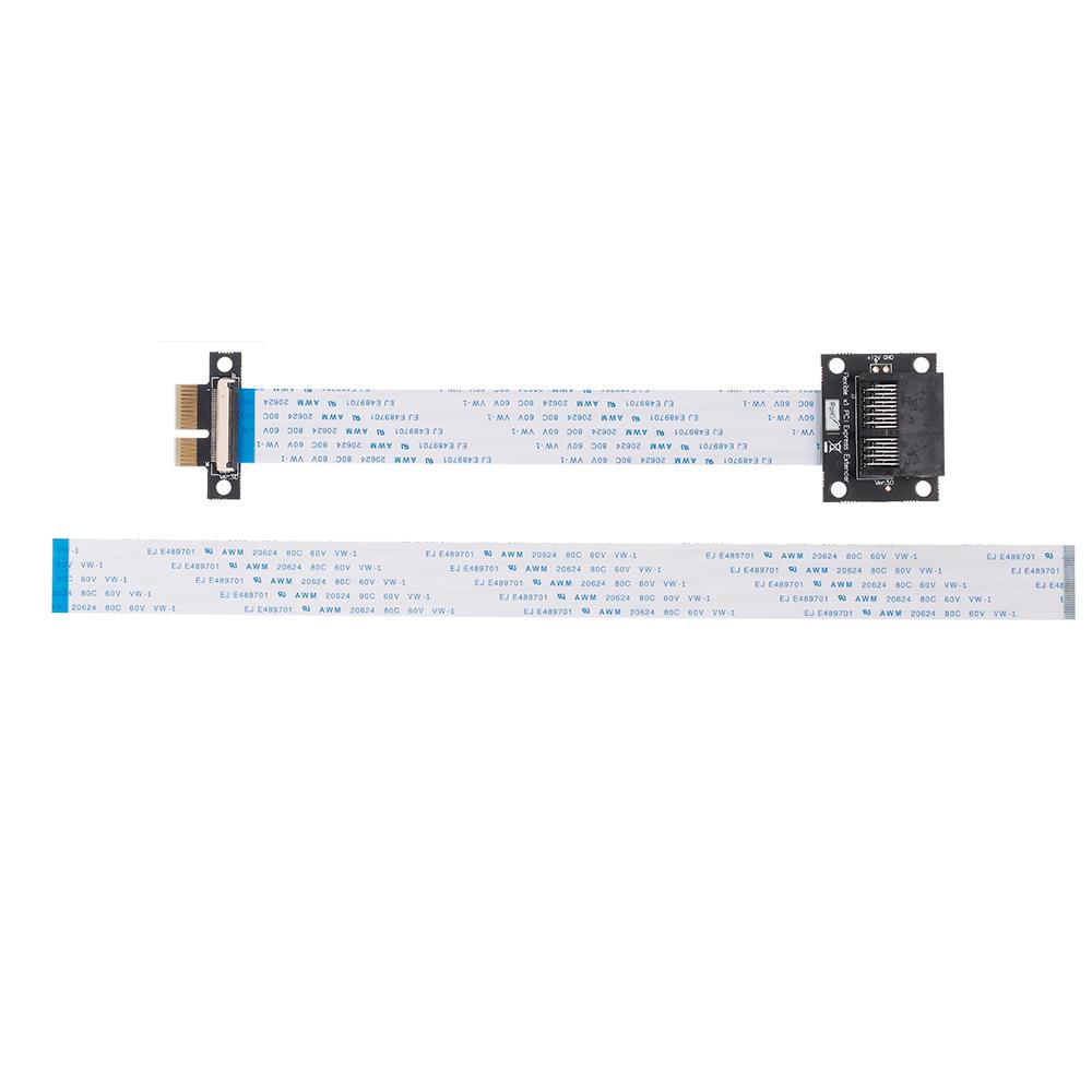 Cáp mở rộng PCI-E 1X đến 1X Bộ nối dài 36Pin FPC linh hoạt đầu nối lắp đặt theo chiều ngang