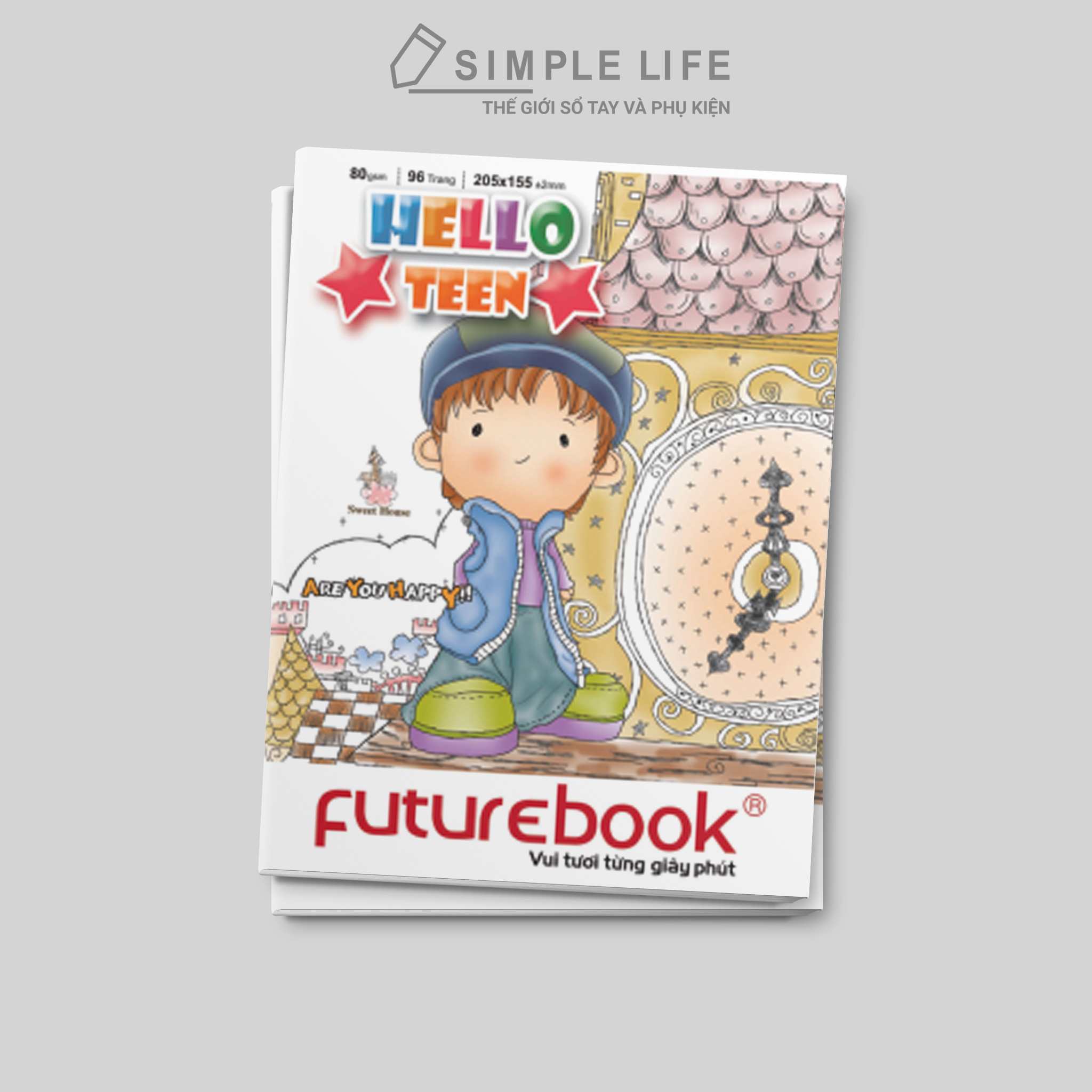 Tập Học Sinh - Vở 4 ÔLy Hello Teen - 96 Trang – Định Lượng 80Gsm . Mã Sản Phẩm DK-HS9824