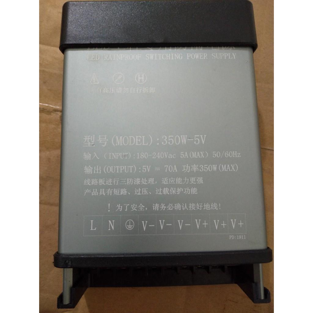 Nguồn chống nước Nguồn outdoor 5V 70A - nguồn 5V - 350W