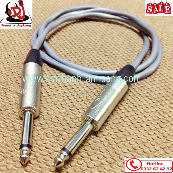 Dây tín hiệu âm thanh bãi Jack 6 ly, dây belden 8760 18 AWG, dây Jack Neutrik, dây âm thanh cai cấp