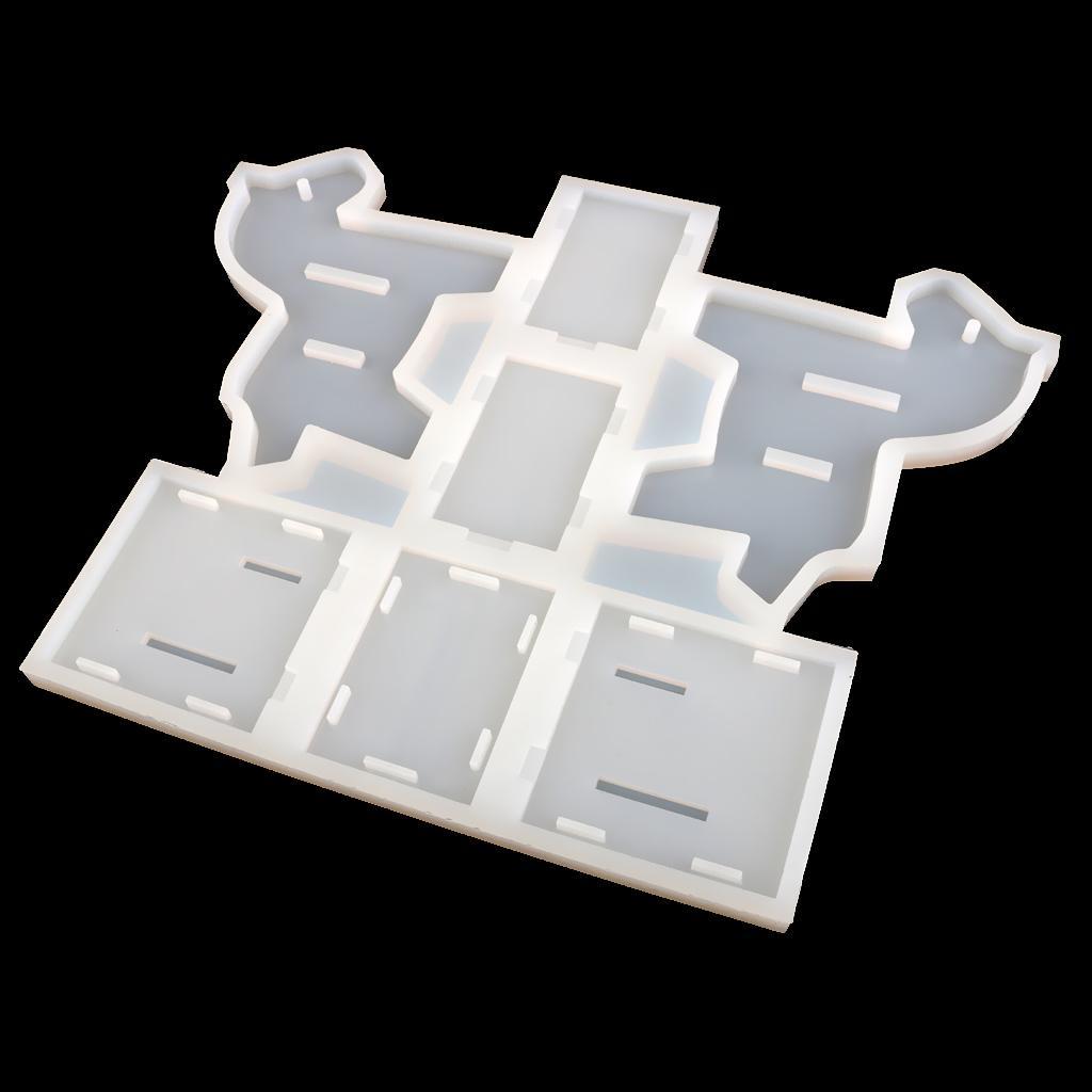 Silicone Molds Horse Pen Container Making DIY Brush Pot Tool Accessory Craft Mould DIY Making 11.42'' * 9.25''