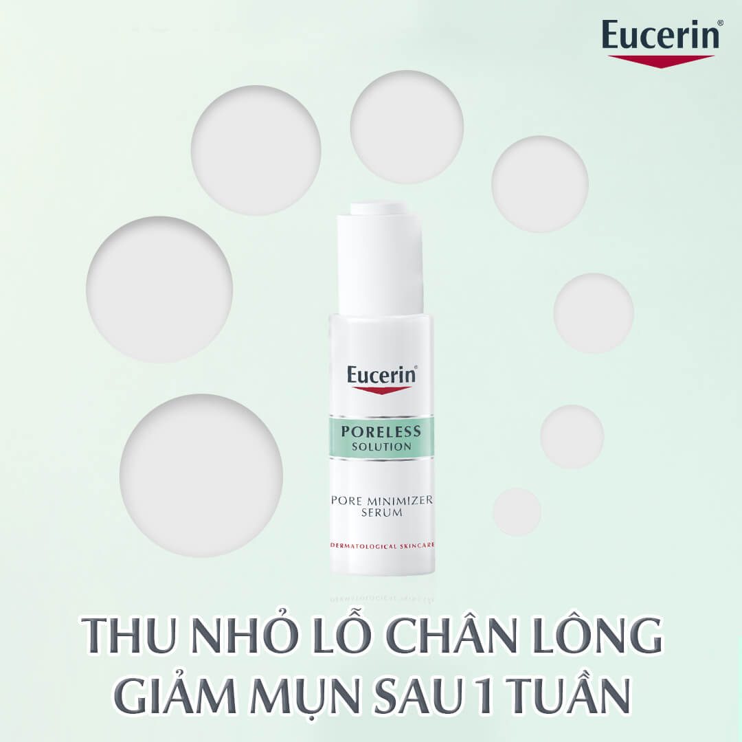 Tinh chất thu nhỏ và se khít lỗ chân lông Eucerin Proacne Poreless Solution Pore Minimizer Serum 30ml