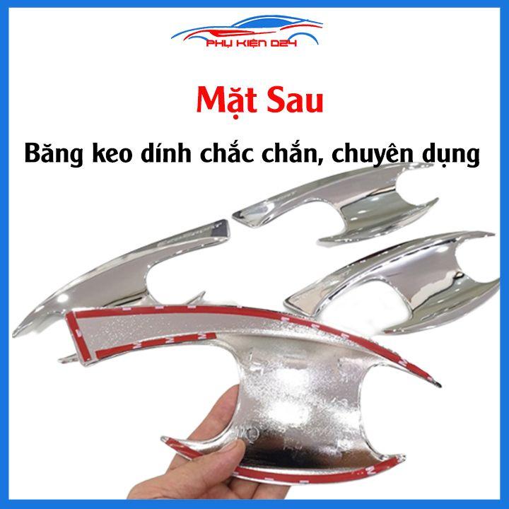 Ốp tay hõm cửa mạ crom Ecosport 2019 chống trầy va đập mở cửa xe