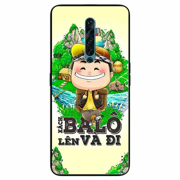 Ốp lưng in cho Oppo Reno 2Z Mẫu Xách Balo Lên Nam