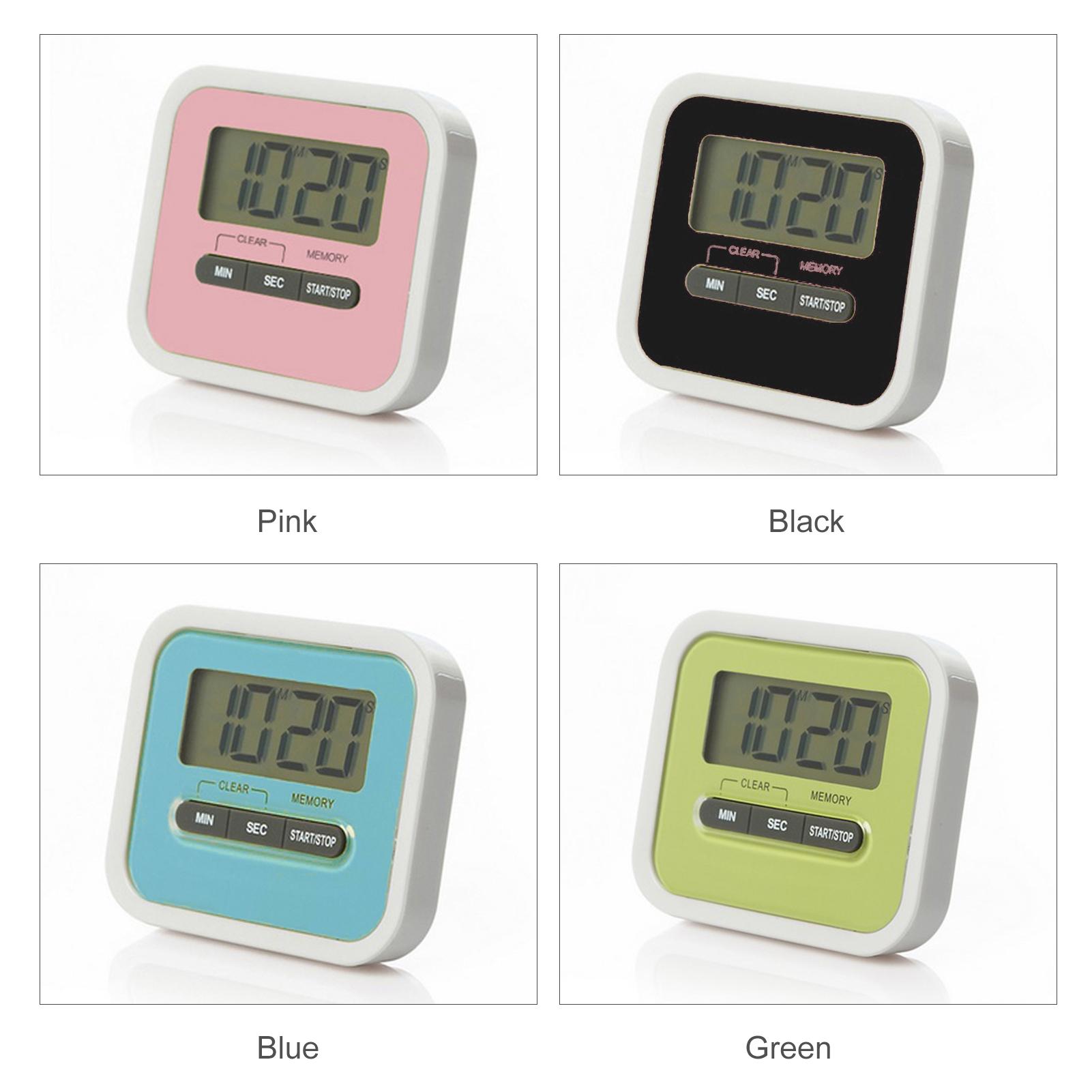 Bộ đếm thời gian kỹ thuật số có mặt sau từ tính, màn hình LCD,Báo động lớn