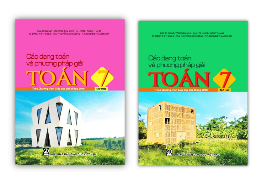 Sách - Combo Các dạng toán và phương pháp giải toán 7 - Tập 1 + Tập 2