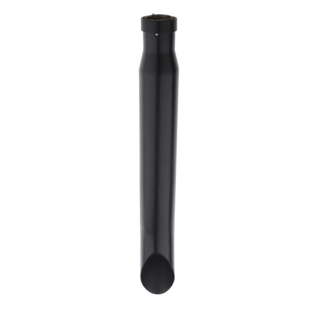 Universal Retro Motorcycle Cafe Racer 20"  Exhaust Pipe Black