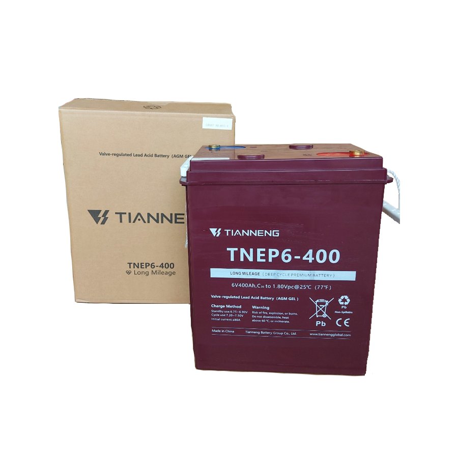 Ắc Quy Thiên Năng Tianneng TNEP6-400 , ắc quy dùng cho xe điện, xe golf, xe chà sàn